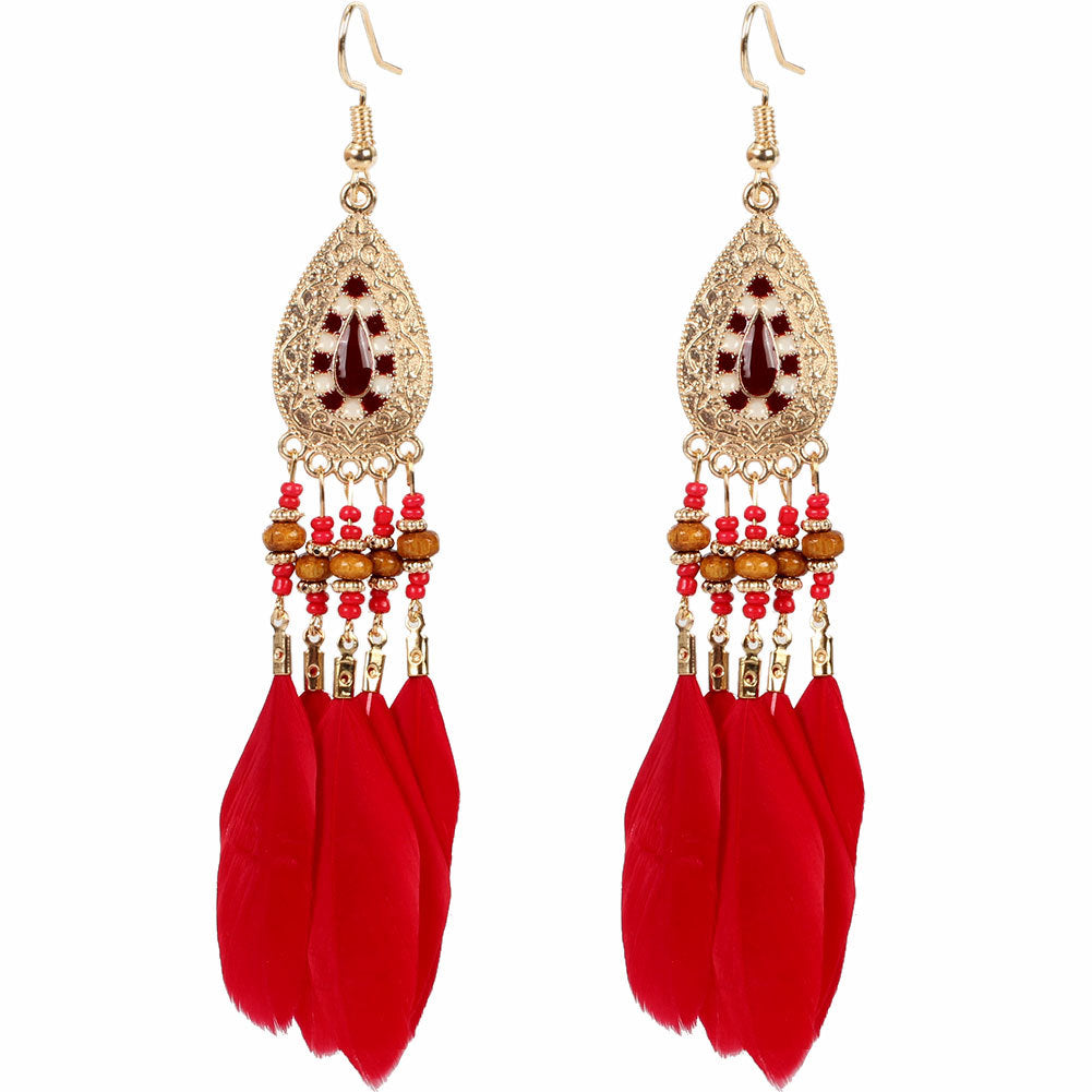 Exaggerated Personality Earrings Fashionable And Simple Water Drop Earrings Female