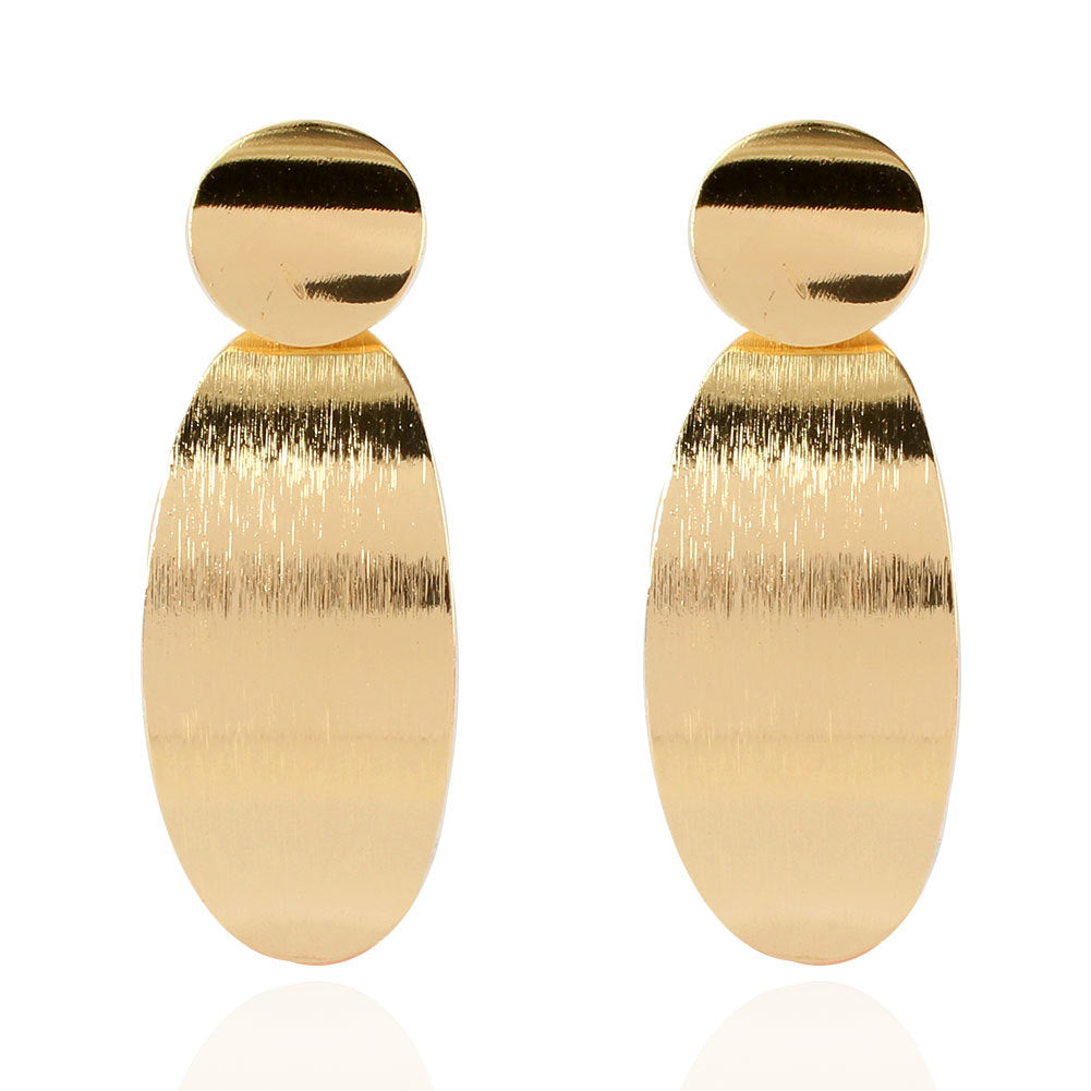 Vintage Alloy Geometric Long Earrings Temperament Indifference Earrings Women