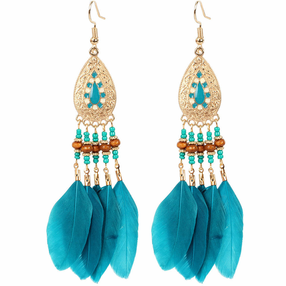 Exaggerated Personality Earrings Fashionable And Simple Water Drop Earrings Female