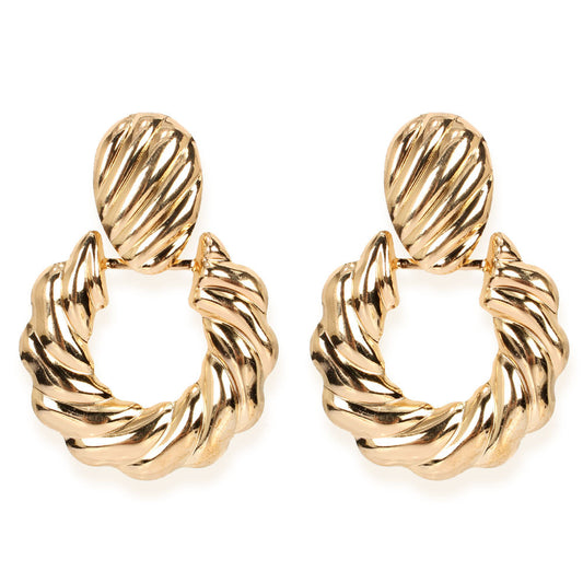 Creative Personality Alloy Oval Earrings Exaggerated Retro Earrings Earrings For Women