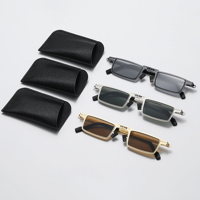 Fashion Trend Folding Sunglasses New Personalized Folding Sunglasses Instagram Style Street Glasses