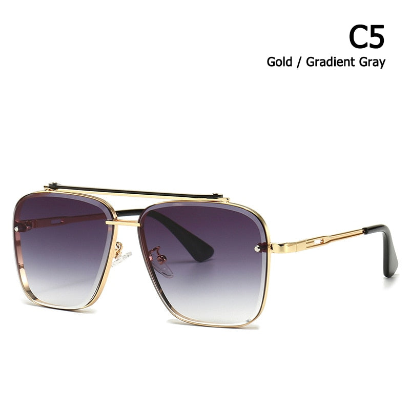 Fashion Classic Mach Six Style Gradient Sunglasses Cool Men Vintage Brand Design Sun Glasses