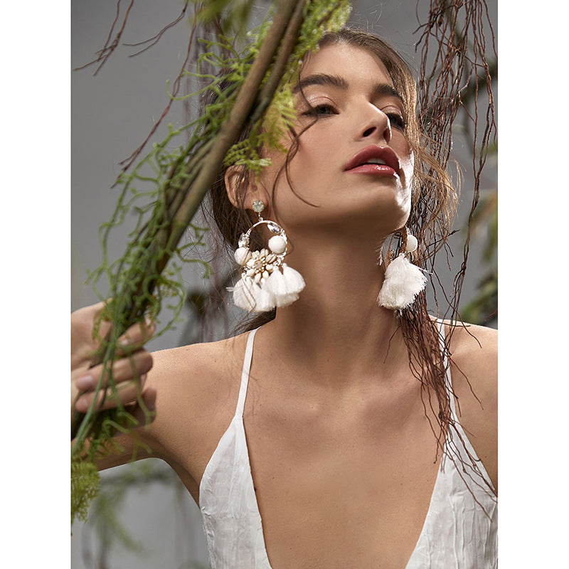 New Ethnic Style Bohemian Tassel Personality Earrings Jewelry Earrings