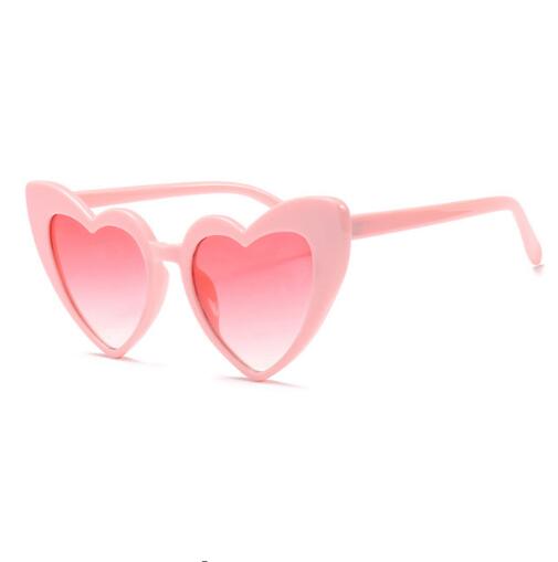 cat eye vintage heart shape sun glasses for women