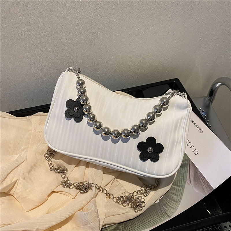 Bags Women's New Trendy Fashion Bags Texture Chain One-shoulder Messenger Bags Versatile Handbags Underarm Bags