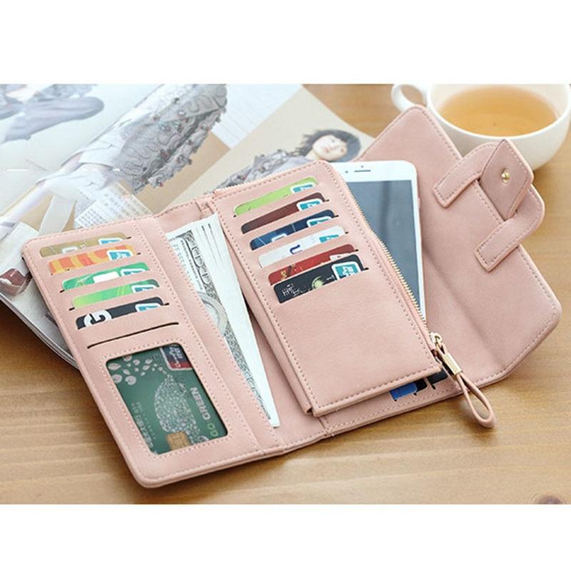 Wallet Women's Purse Wallet Card Holder Female Clutch Long Purse Multi-card Bit Luxury Designer Lady Coin Purses