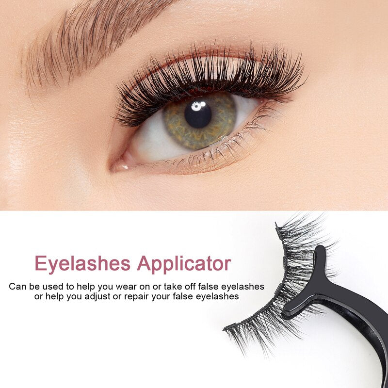 5Pairs 3D Magnetic Eyeliner Liquid False Eyelashes Set Natural/Thick Long Eye Lashes Makeup Lashes Extension Tools Maquillaje