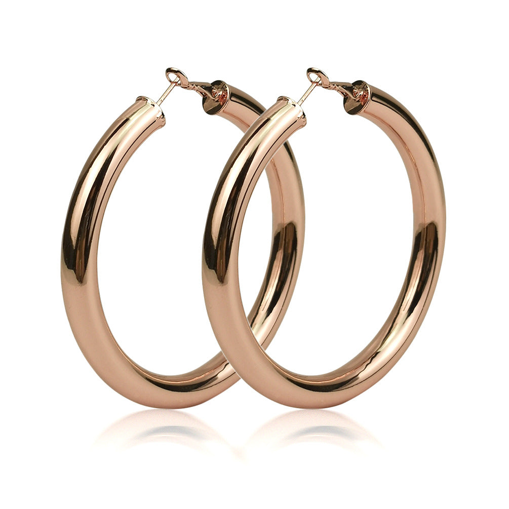 High Quality Circle Ring Earrings Fashion Exaggerated Personality All-Match Earrings For Women