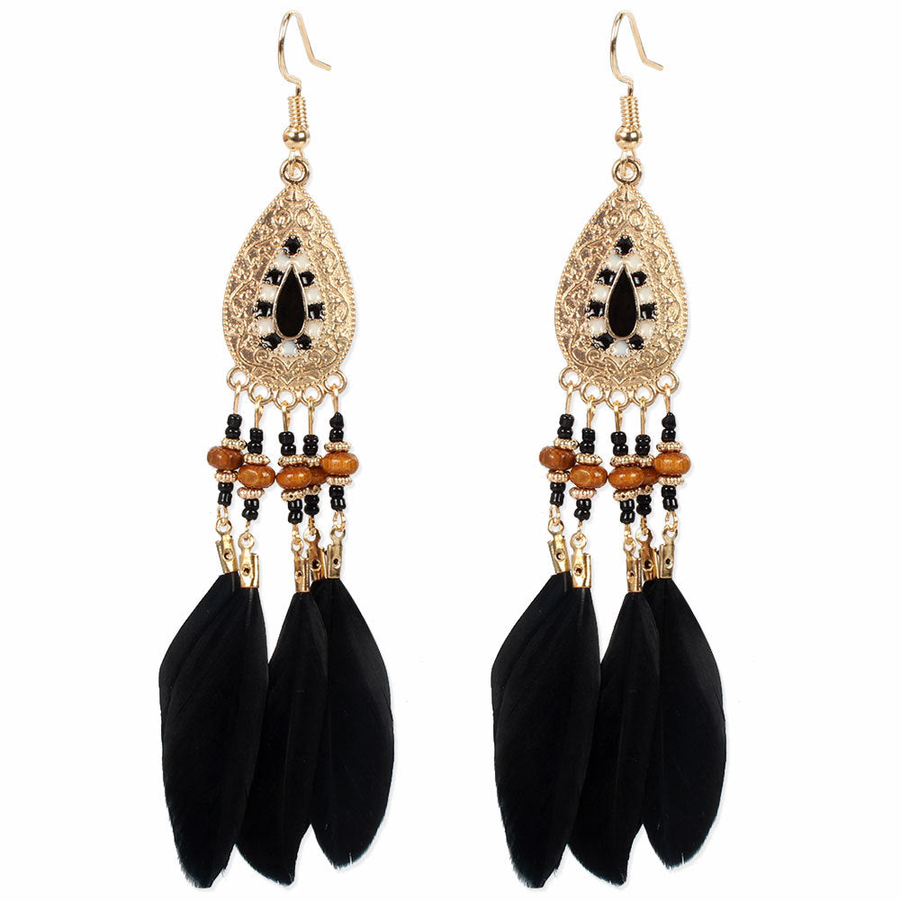 Exaggerated Personality Earrings Fashionable And Simple Water Drop Earrings Female