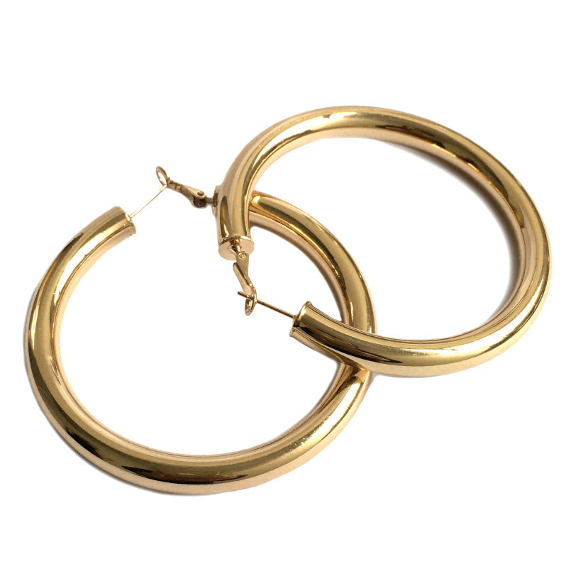 High Quality Circle Ring Earrings Fashion Exaggerated Personality All-Match Earrings For Women
