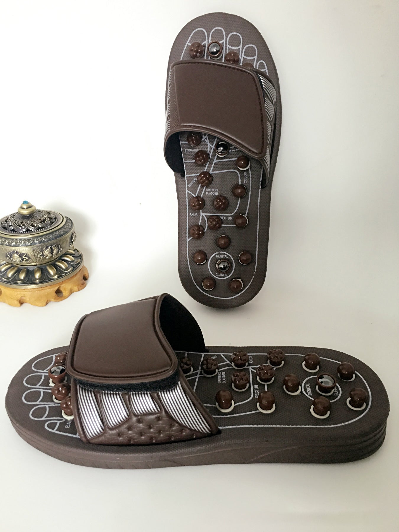 Massage Slippers, Elastic Foot Therapy, Health Spring, Rotating Massage Shoes, Magnetic Therapy, Foot Acupoint Health Massage