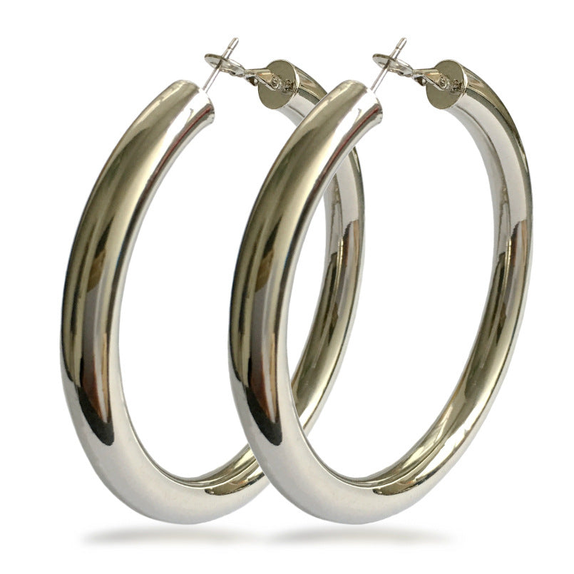High Quality Circle Ring Earrings Fashion Exaggerated Personality All-Match Earrings For Women
