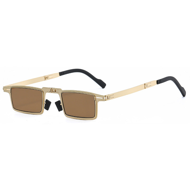 Fashion Trend Folding Sunglasses New Personalized Folding Sunglasses Instagram Style Street Glasses