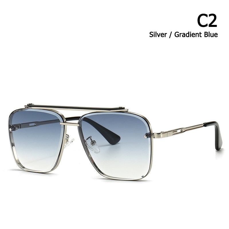 Fashion Classic Mach Six Style Gradient Sunglasses Cool Men Vintage Brand Design Sun Glasses
