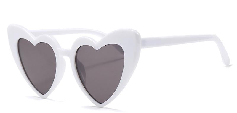 cat eye vintage heart shape sun glasses for women