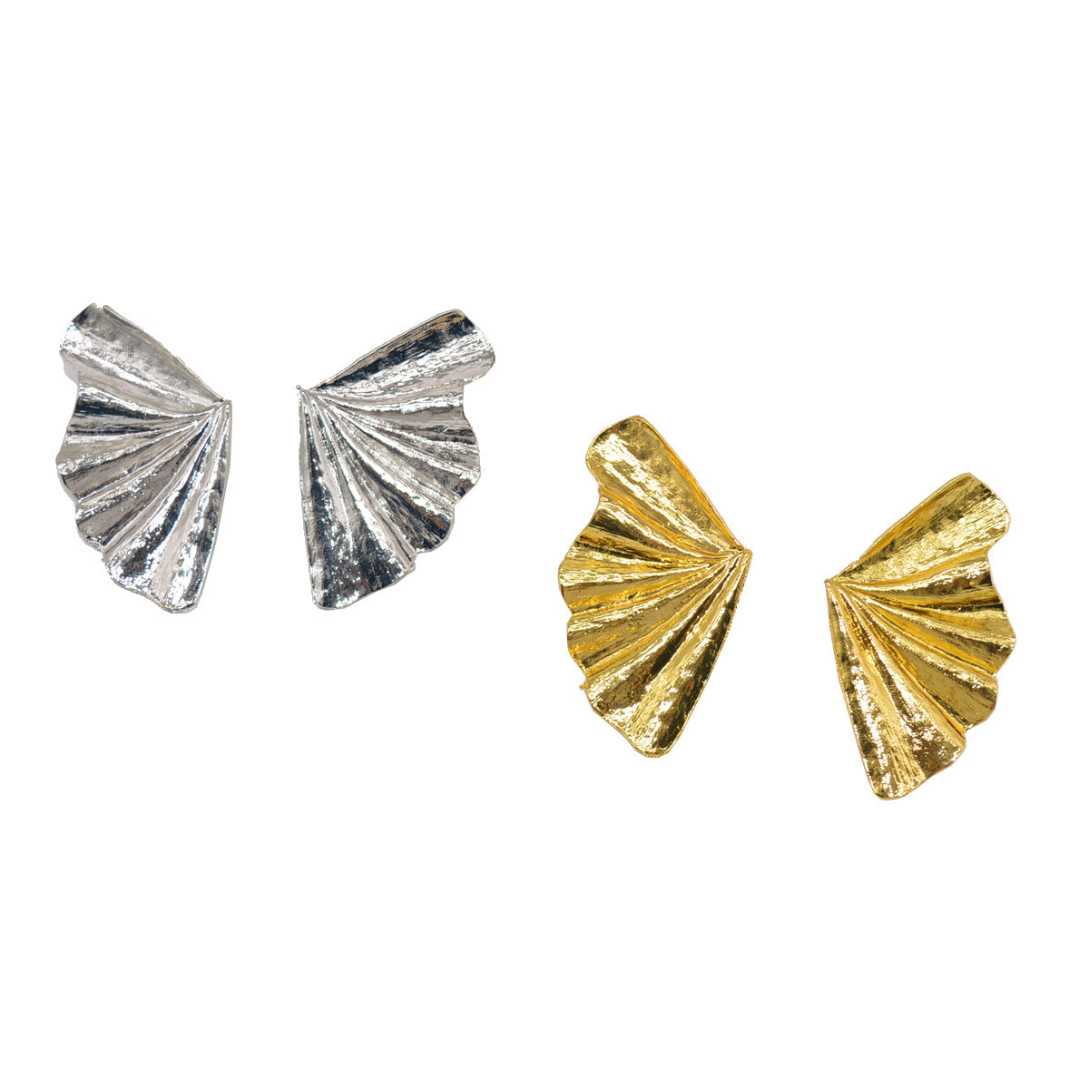Personality Design Metal Vintage Leaf Earrings Simple Earrings Versatile Popular Earrings