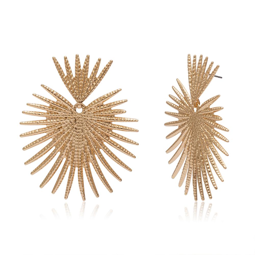 Punk Exaggeration Big Earrings for Women Vintage Unique Heart Designer Earrings Statement Drop Earrings Fashion Gift