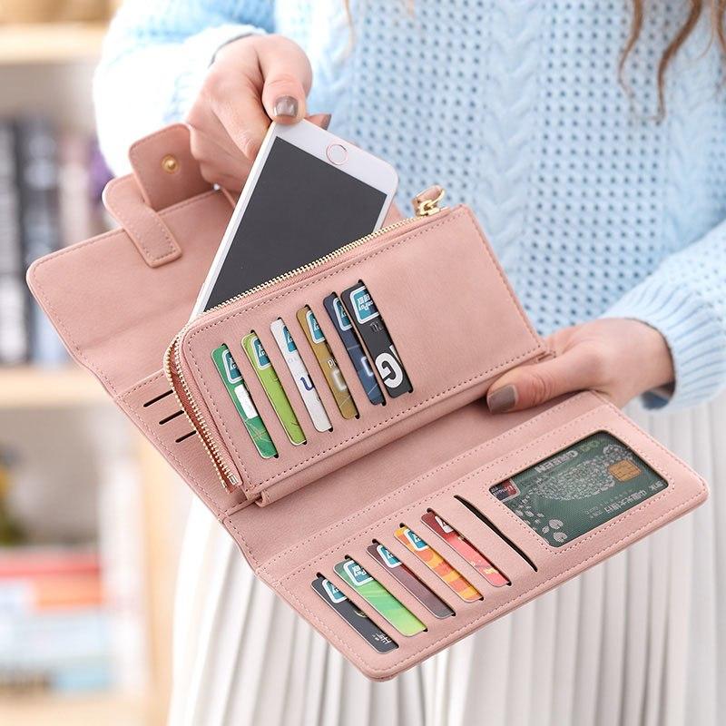 Wallet Women's Purse Wallet Card Holder Female Clutch Long Purse Multi-card Bit Luxury Designer Lady Coin Purses