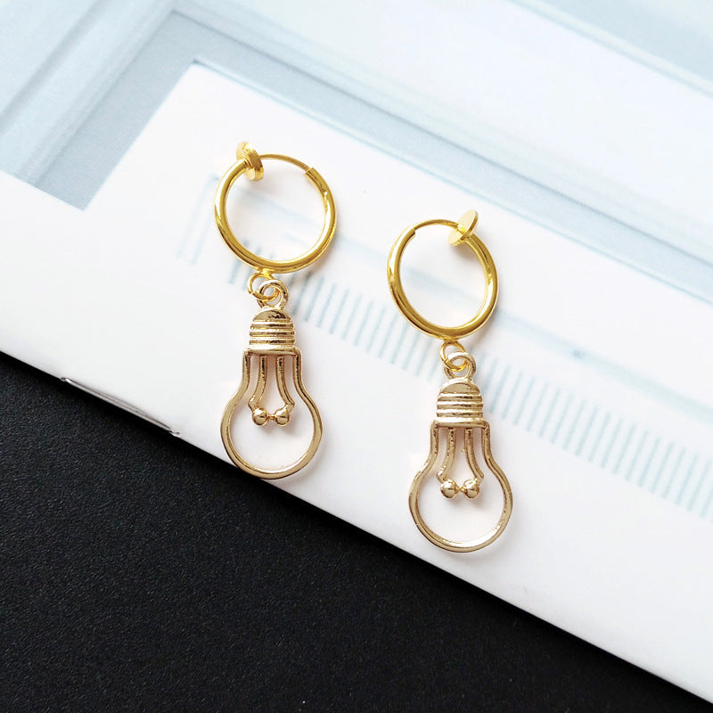 Handmade Gold Sun Apollo Helios Drop Earrings Geometric Loop Sun Face Dangle Earrings for Women