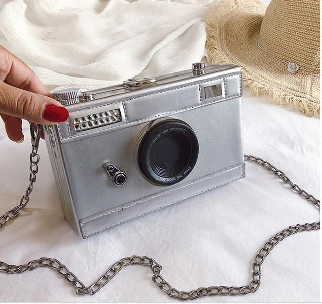 Fashion Camera Shape Clutch Shoulder Bag for Women 2019 luxury handbags Personalized Design Ladies Casual Messenger Bag Purse