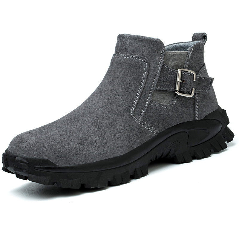 Safety Shoes Anti Smashing And Anti Piercing Steel Toe Cap Anti Skid And Wear Resistant Work Shoes With Rubber Sole