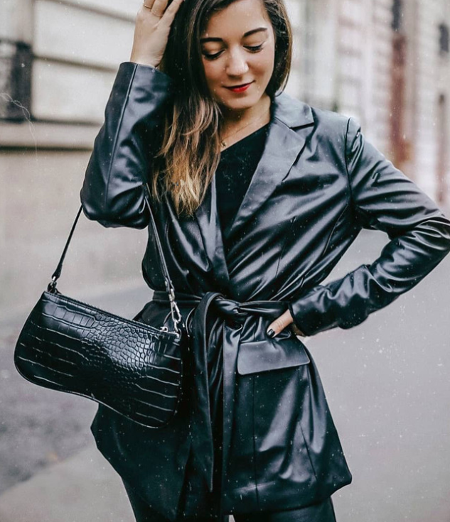 Women Messenger Bag Retro Serpentine Bag Imitation Crocodile Shoulder Female Handbags Purses totes saddle bag leather baguettes