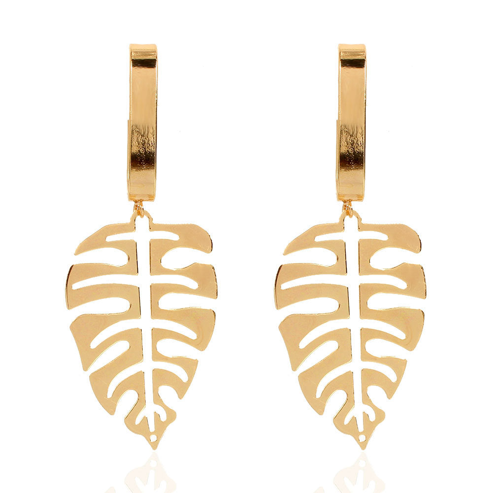 Bohemian Ethnic Style Alloy Long Earrings European And American Personality Gold Earrings Earrings Women