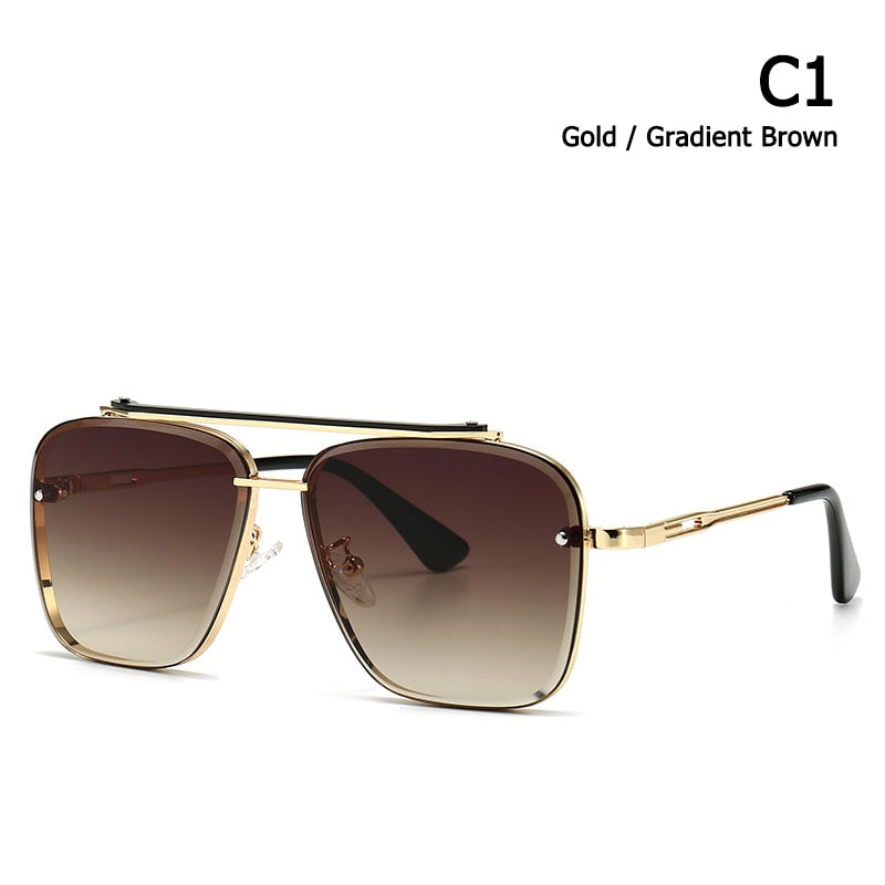Fashion Classic Mach Six Style Gradient Sunglasses Cool Men Vintage Brand Design Sun Glasses