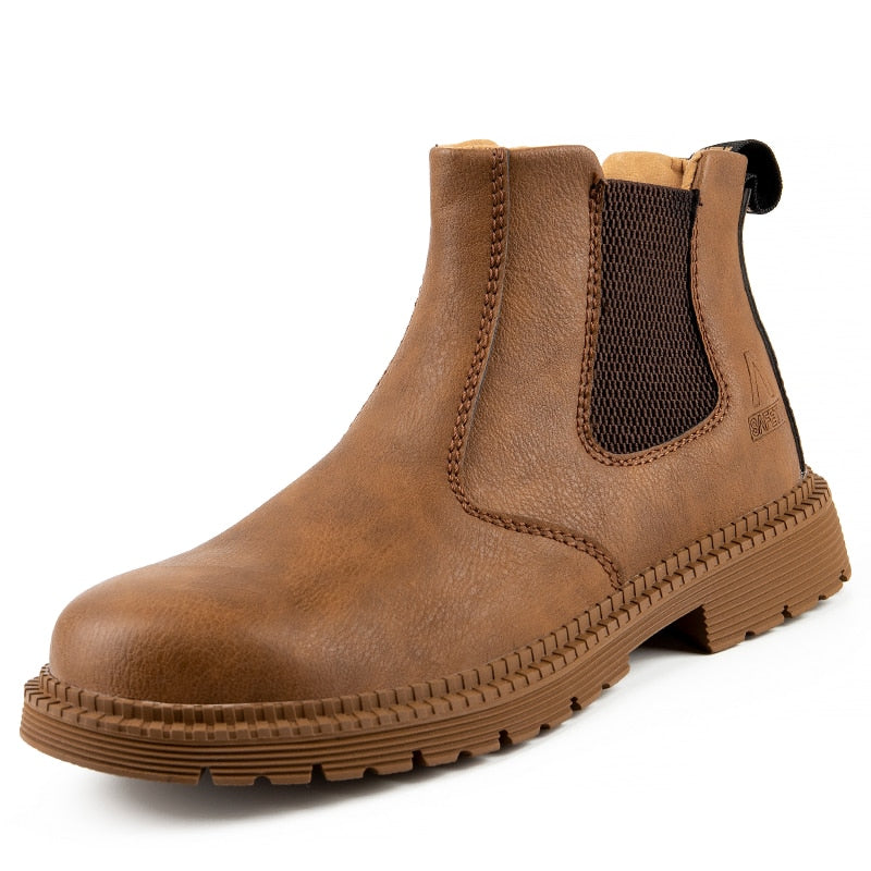 Work Safety Boots Men's Boots Chelsea Boots Steel Toe Safey Shoes