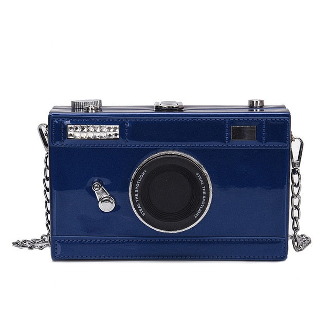 Fashion Camera Shape Clutch Shoulder Bag for Women 2019 luxury handbags Personalized Design Ladies Casual Messenger Bag Purse