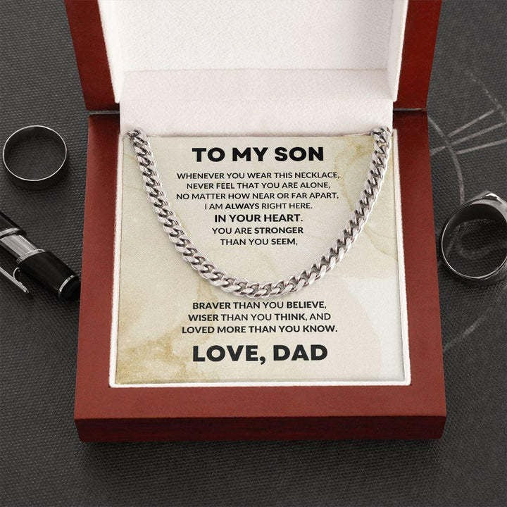 New minimalist 14K gold Cuban chain for men's titanium steel single round dense chain