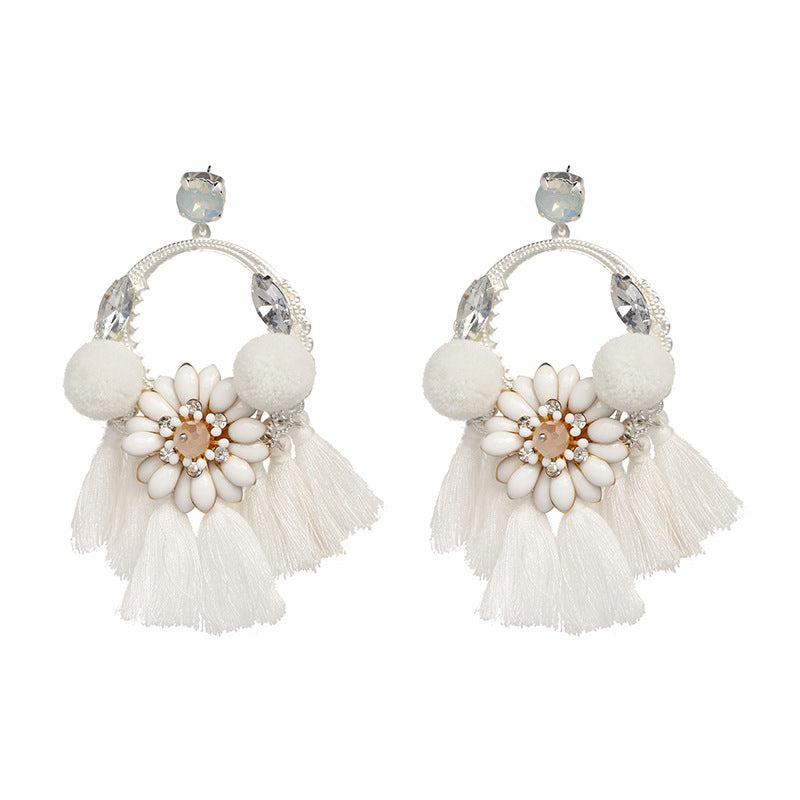 New Ethnic Style Bohemian Tassel Personality Earrings Jewelry Earrings