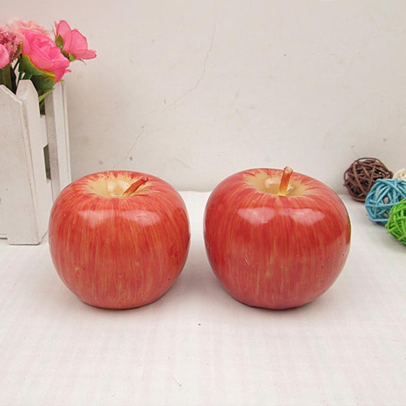 Fruit Candles Simulation Artificial Apple Shape Candles Wedding Party Decoartion Supplies Creative Gift