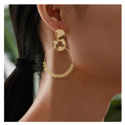 Earrings Fashion Geometric Round Alloy Earrings Women's Earrings