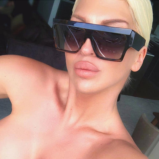 Unisex Star Style Brand Designer Sunglasses Women Vintage Luxury Flat Top Full Frame Sun glasses For Female Male Shades UV400