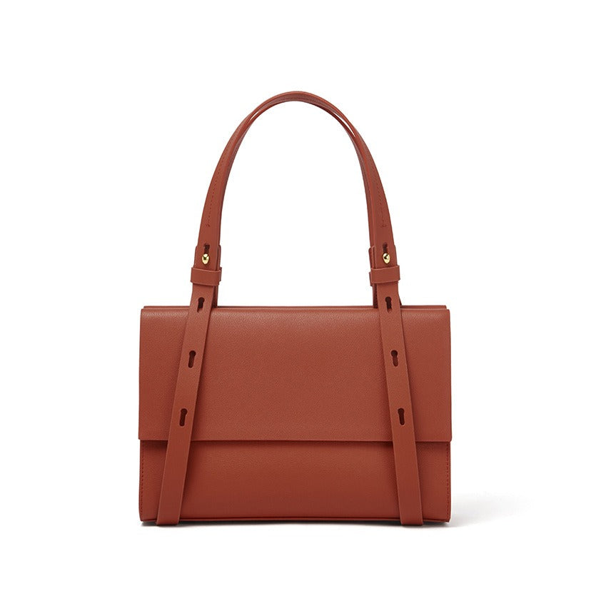 Genuine Leather Shoulder Bag Tote Bag Senior Sense Of Fashion Senior Versatile Niche Design Women's Bags Handbag