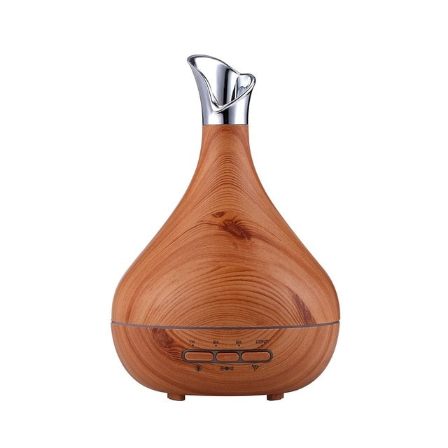 Blue and White Porcelain Essential Oil Diffuser 300ml Air Humidifier 7Color LED Light Aroma Diffuser Aromatherapy Mist Maker