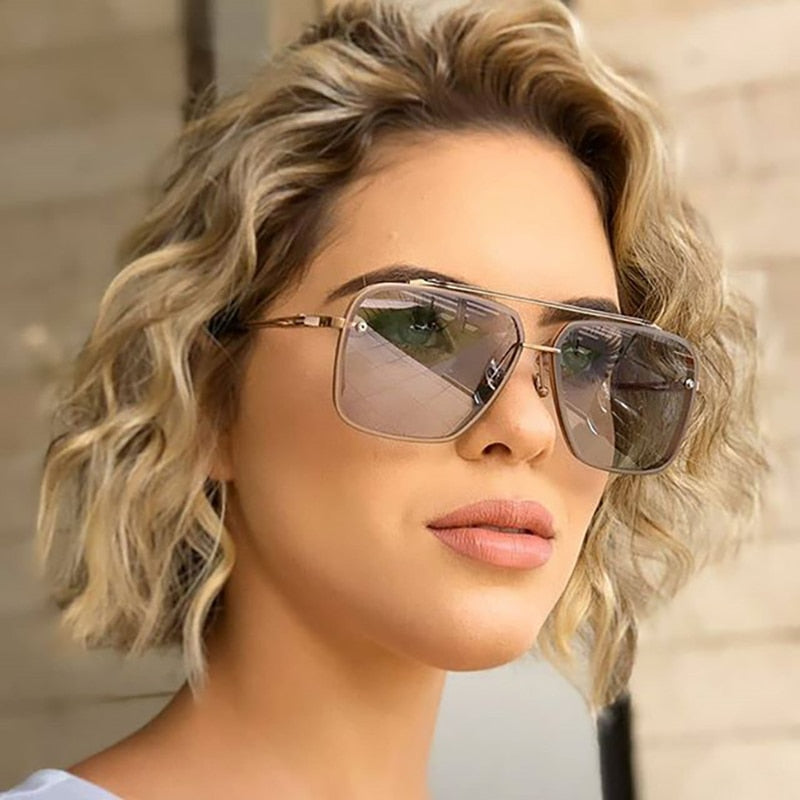 Fashion Classic Mach Six Style Gradient Sunglasses Cool Men Vintage Brand Design Sun Glasses