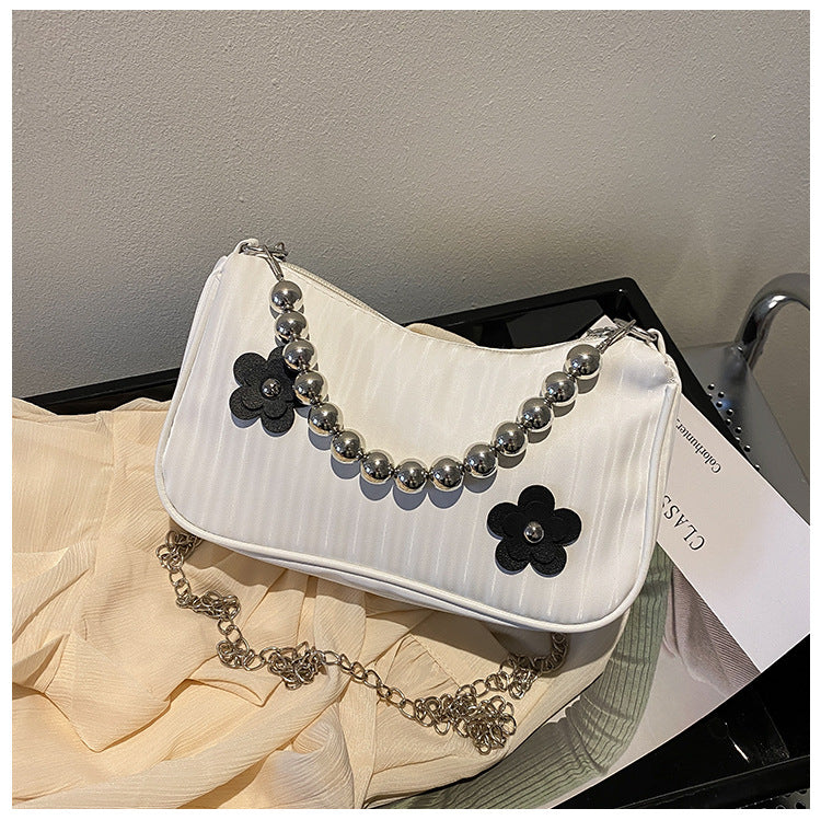 Bags Women's New Trendy Fashion Bags Texture Chain One-shoulder Messenger Bags Versatile Handbags Underarm Bags