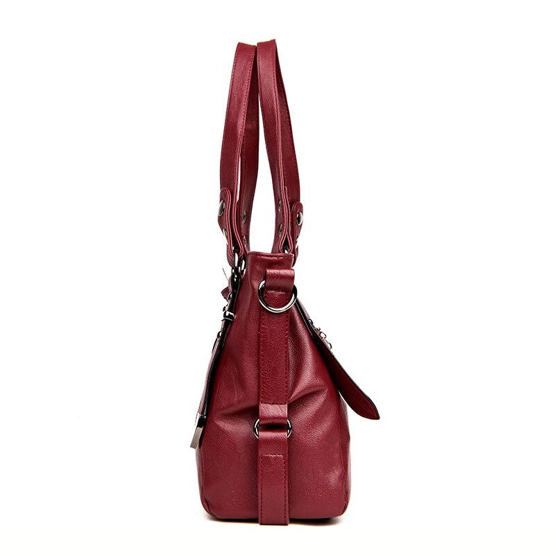 Women Luxury Handbag Female Brand Designer Shoulder Bag Casual Shopping Tote PU Leather Handbags Double Arrow Soild Bag
