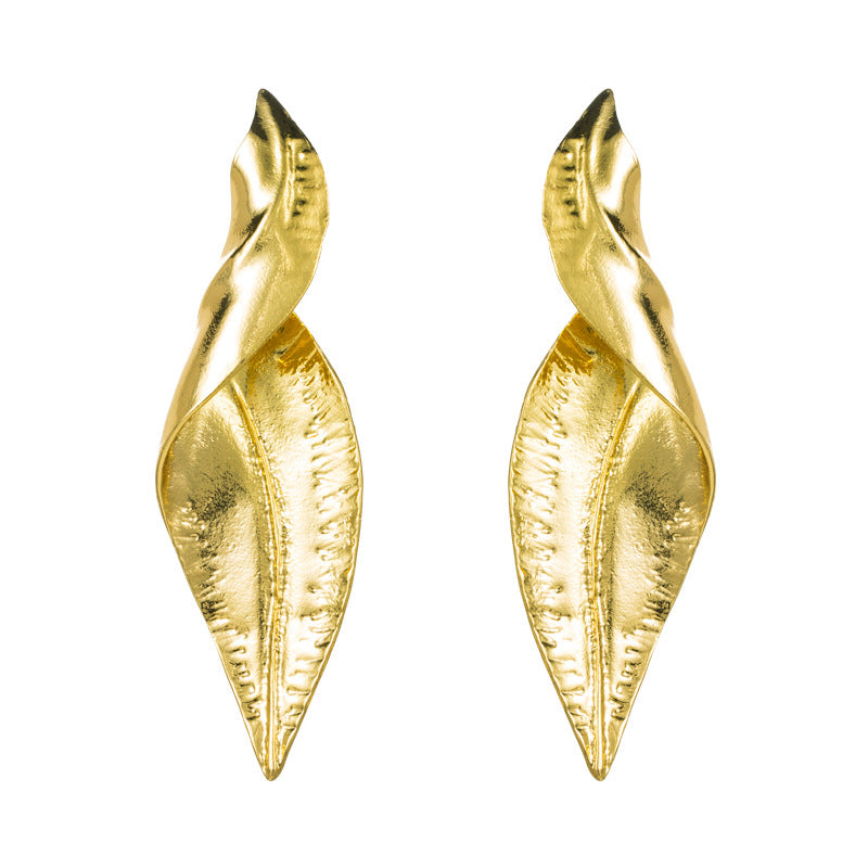 ins Style Irregular Earrings Extremely Simple Style ZA Same Style Personality Small Audience High Quality Earrings