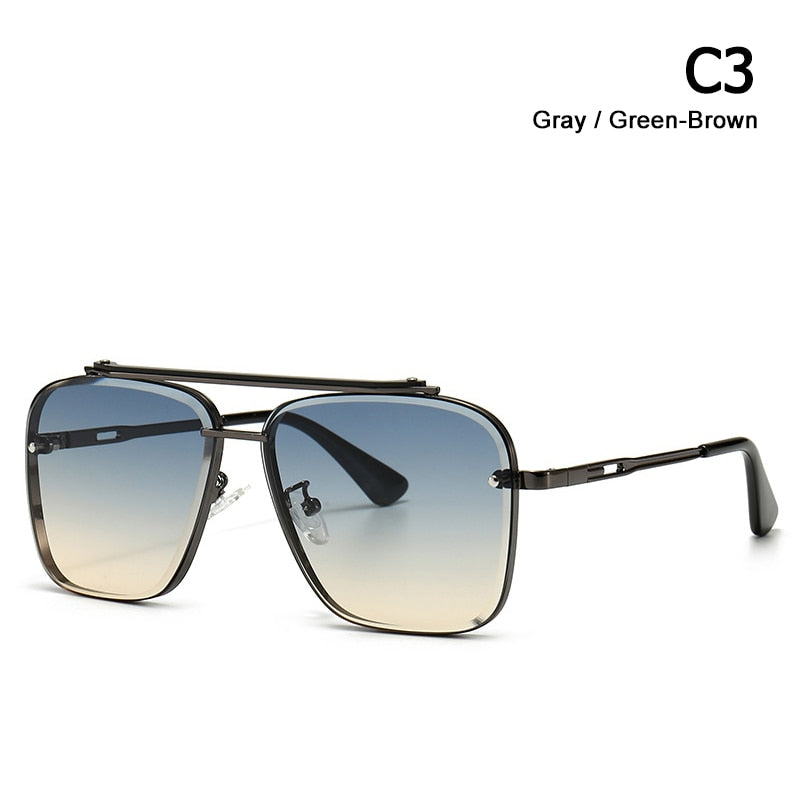 Fashion Classic Mach Six Style Gradient Sunglasses Cool Men Vintage Brand Design Sun Glasses
