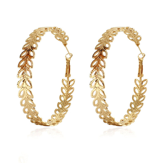 Earrings Fashion Metal Earrings Personality Exaggerated Sexy Hollow Out Earrings