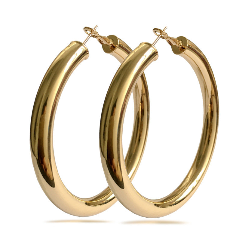High Quality Circle Ring Earrings Fashion Exaggerated Personality All-Match Earrings For Women