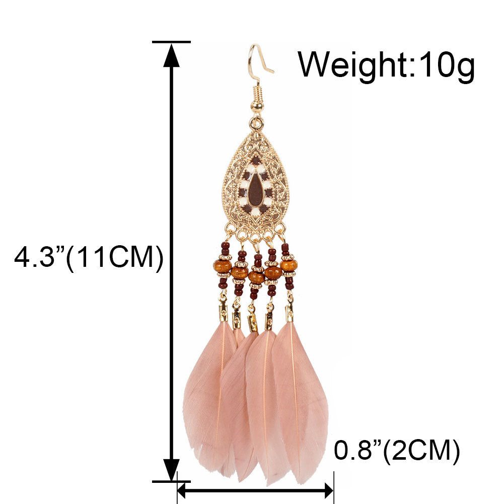 Exaggerated Personality Earrings Fashionable And Simple Water Drop Earrings Female