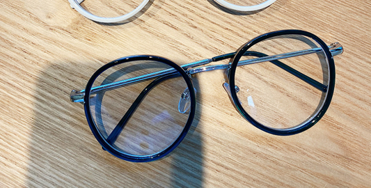 Cute And Fresh Style Big Round Glasses Frame Suitable For Men Or Women Metal Glasses Frames Vintage Eyeglasses