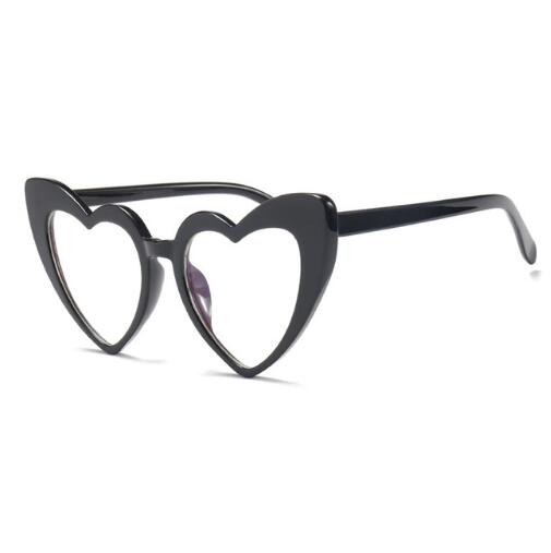 cat eye vintage heart shape sun glasses for women