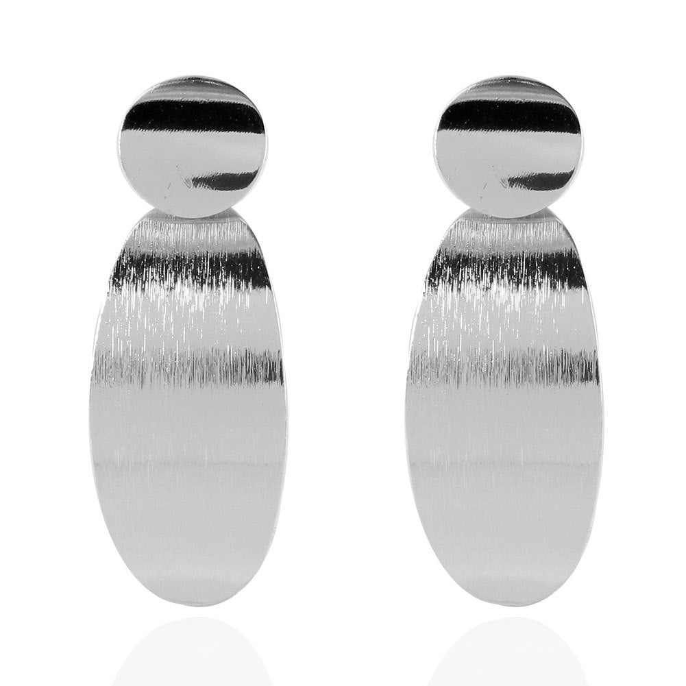 Vintage Alloy Geometric Long Earrings Temperament Indifference Earrings Women