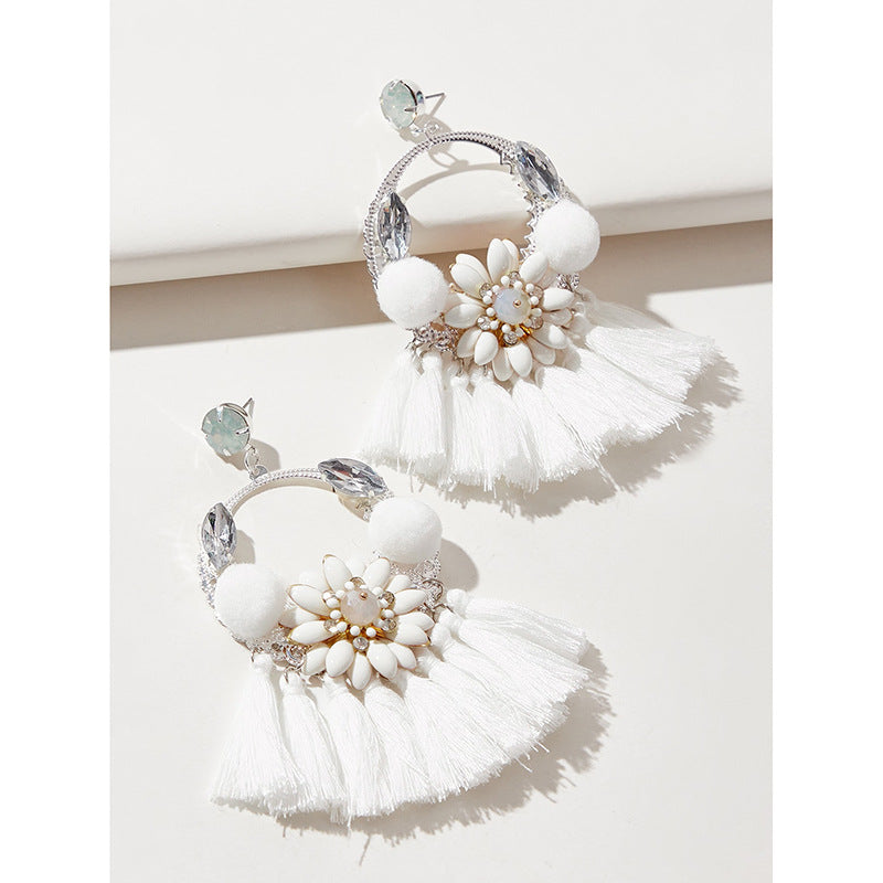 New Ethnic Style Bohemian Tassel Personality Earrings Jewelry Earrings
