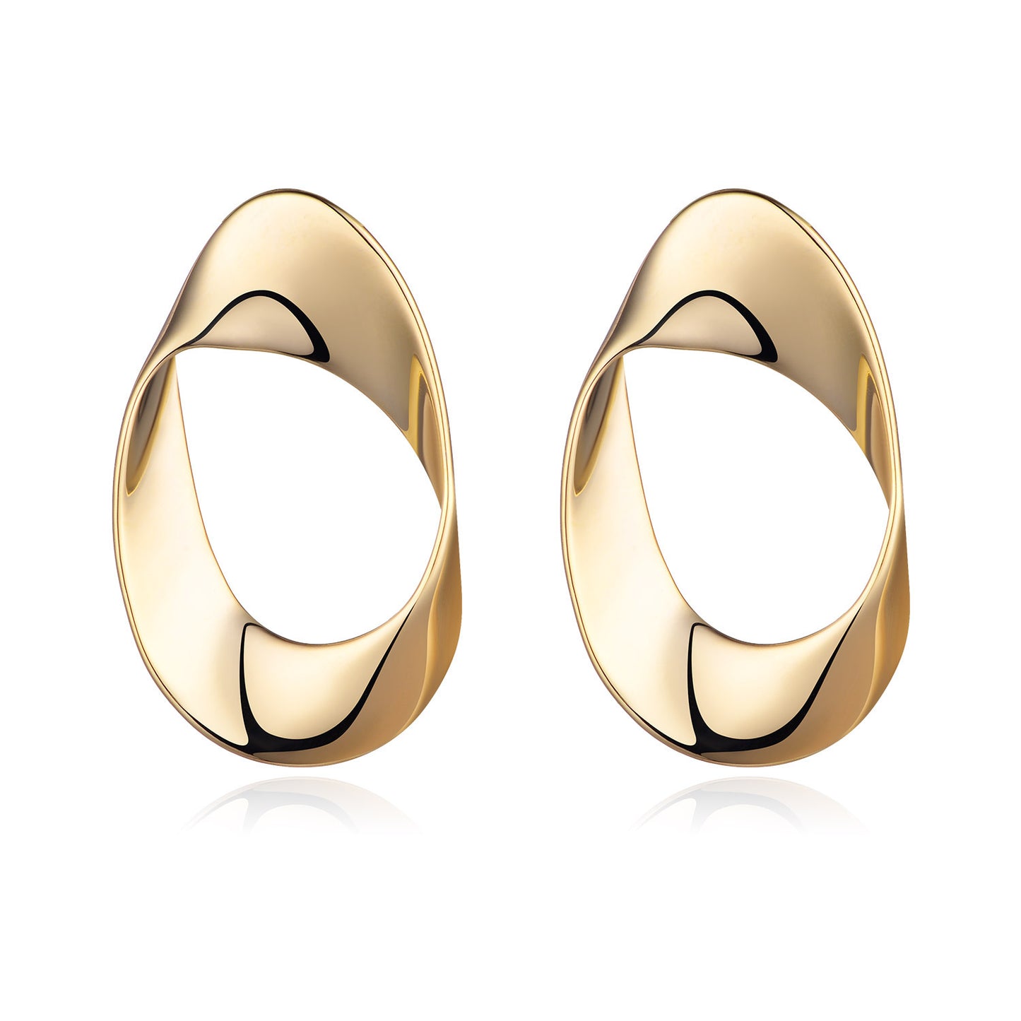Personality design earrings new trendy small circle earrings female temperament Korean earrings fashion simple earrings